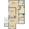 2 Bed 2 Bath A